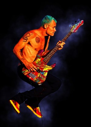 Flea RHCP   The greatest bass player ever